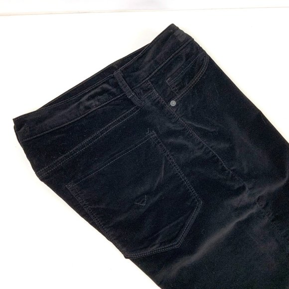 Hudson Nico Velvet Super Skinny Black Gray Ombre Jean Size 30 - Picture 12 of 16
